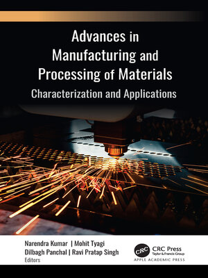 cover image of Advances in Manufacturing and Processing of Materials